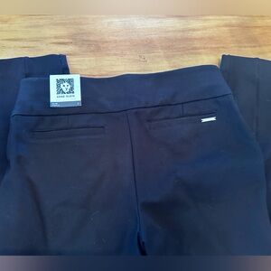 Women’s Small Black Anne Klein Pull On Black Trousers NWT